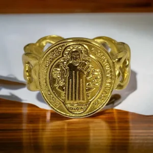 Δαχτυλίδι “San Benito” – Επιχρυσωμένο με 18Κ Χρυσό