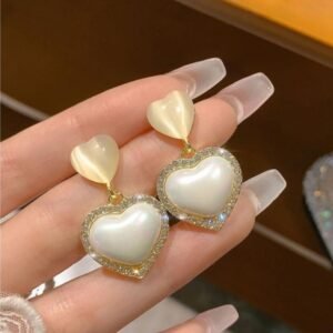 Pearl Amour – Σκουλαρίκια Καρδιά