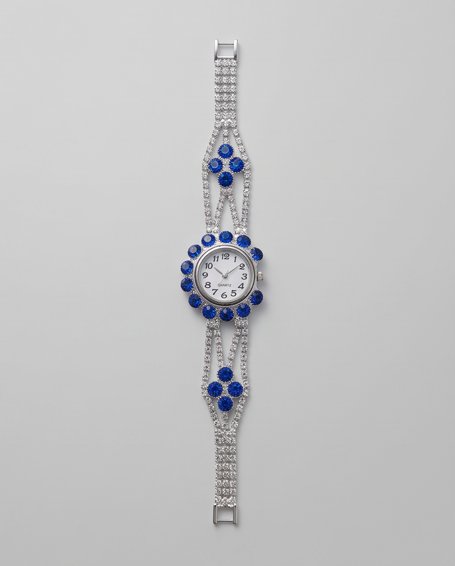 Γυναικείο Ρολόι Σετ «Anemos Blue» από Ανοξείδωτο Ατσάλι - Image 5